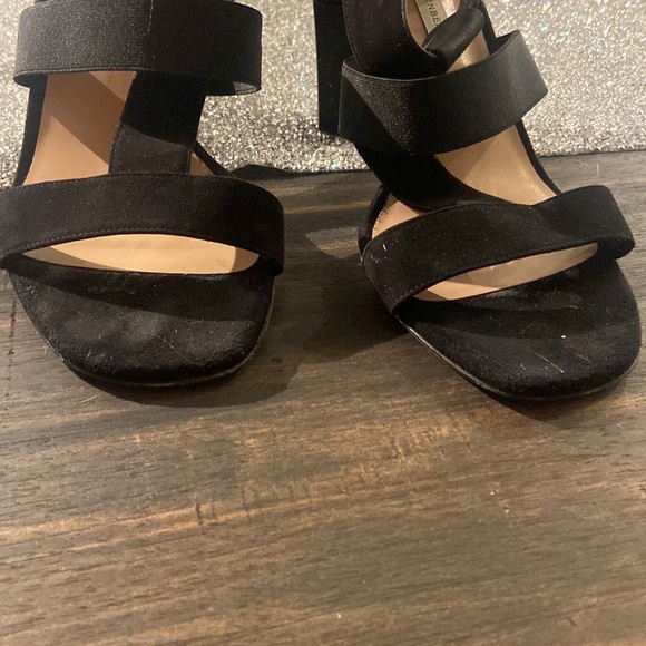 Diane von Furstenberg Women's Black Suede Cage Sandals 10M - Picture 17 of 17